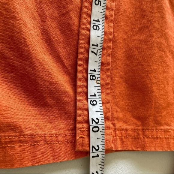 NWT Women' Cropped Canva Surplus Shacket - Wild Fable™ rust with corduroy collar - Picture 7 of 12